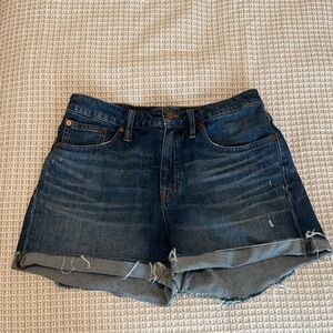 Madewell Curvy Hi-Rise Denim Shorts